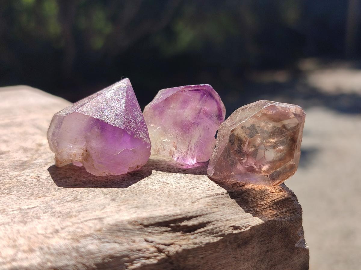Natural Amethyst Crystals x 35 From Madagascar - Toprock Gemstones and Minerals 