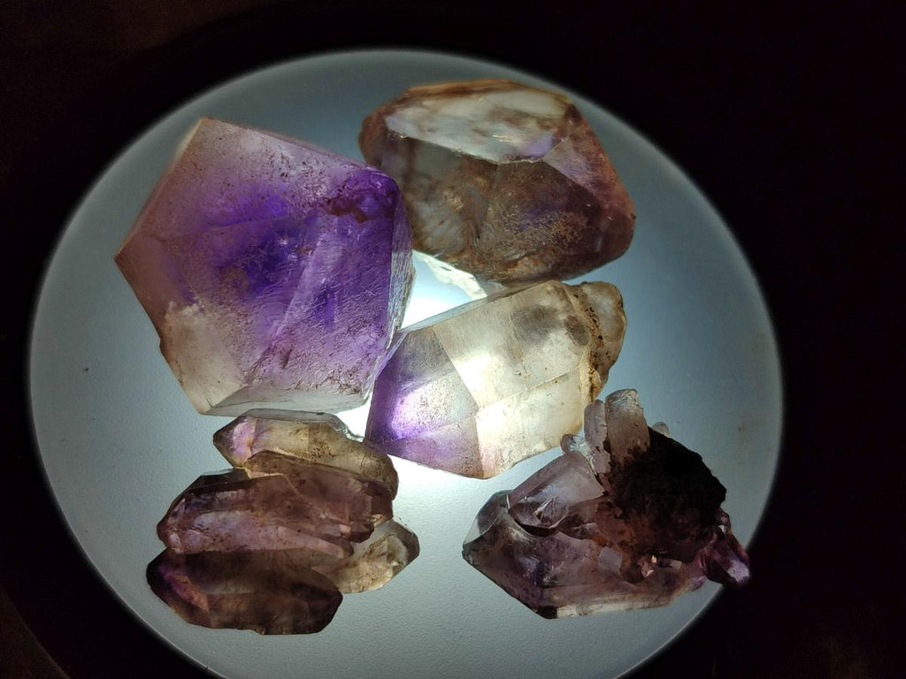 Natural Amethyst Crystals x 35 From Madagascar - Toprock Gemstones and Minerals 