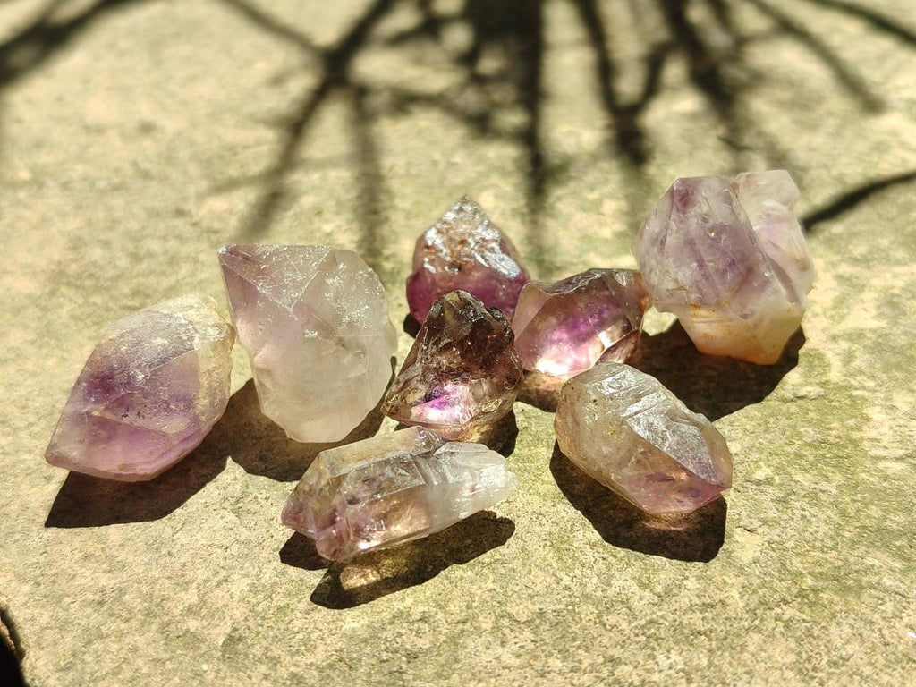 Natural Amethyst Crystals x 35 From Madagascar - Toprock Gemstones and Minerals 