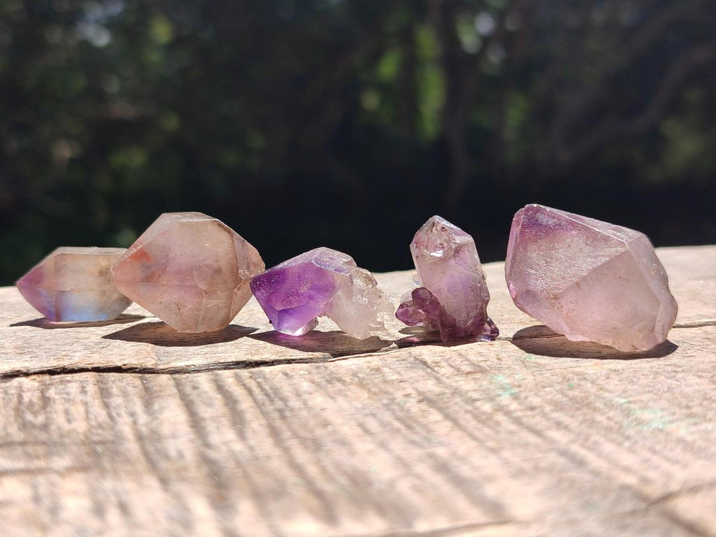 Natural Amethyst Crystals x 35 From Madagascar - Toprock Gemstones and Minerals 