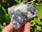 Polished One Side Silver Leaf Lepidolite Domed Nodules x 12 From Zimbabwe - Toprock Gemstones and Minerals 