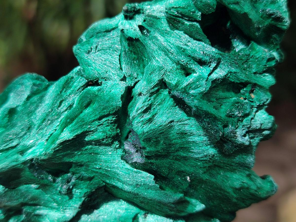 Natural Silky Malachite Specimens x 6 From Kasompe, Congo - Toprock Gemstones and Minerals 