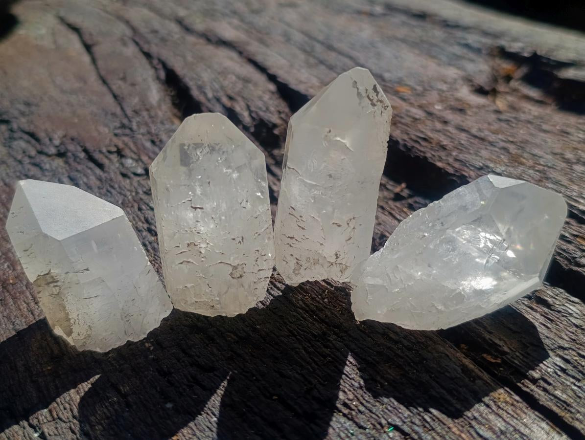 Natural Clear Mpika Quartz Crystals x 26 From Mpika, Zambia - Toprock Gemstones and Minerals 