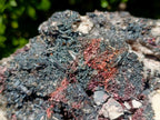 Natural Large Blacknite Cluster with Smokey Quartz x 1 From Ambositra, Madagascar - Toprock Gemstones and Minerals 