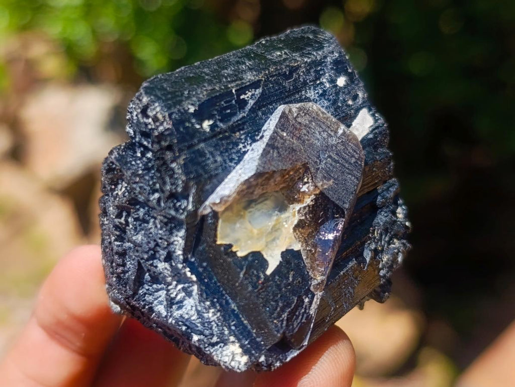Natural Schorl Black Tourmaline with Associated Minerals x 6 From Erongo, Namibia - Toprock Gemstones and Minerals 