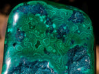 Polished Flower Banded Malachite Free Forms x 6 From Congo - Toprock Gemstones and Minerals 