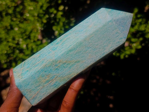 Polished Amazonite Display Crystals x 2 From Madagascar - Toprock Gemstones and Minerals 
