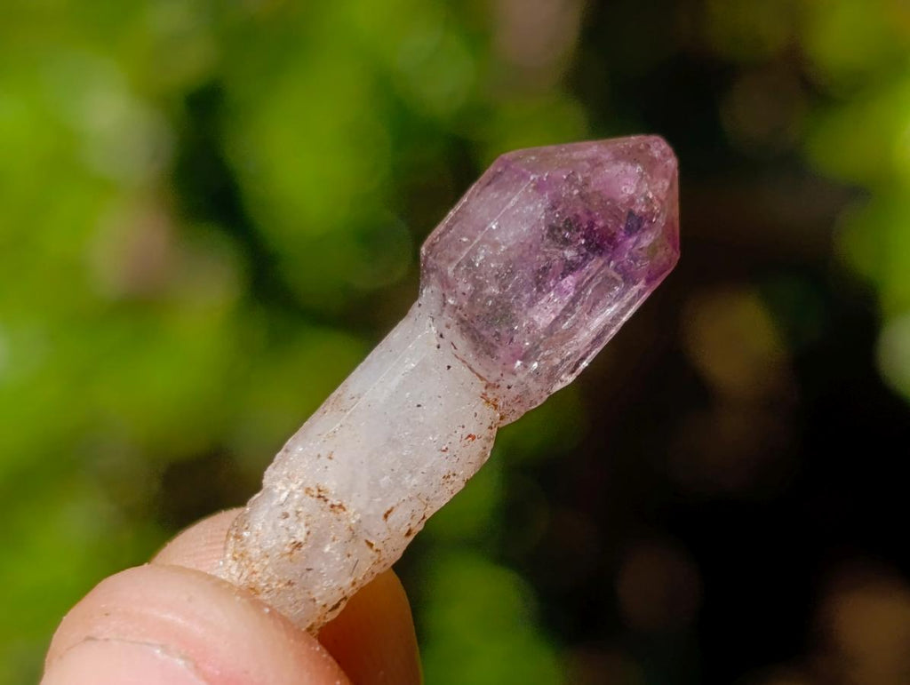 Natural Mini Smokey Window Amethyst Crystals x 0.3 Kg Lot From Chiredzi, Zimbabwe - Toprock Gemstones and Minerals 
