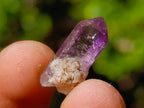 Natural Mini Smokey Window Amethyst Crystals x 0.3 Kg Lot From Chiredzi, Zimbabwe - Toprock Gemstones and Minerals 