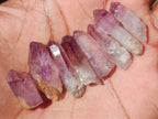 Natural Mini Smokey Window Amethyst Crystals x 0.3 Kg Lot From Chiredzi, Zimbabwe - Toprock Gemstones and Minerals 