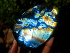 Polished Labradorite Standing Display Pieces x 2 From Madagascar - Toprock Gemstones and Minerals 