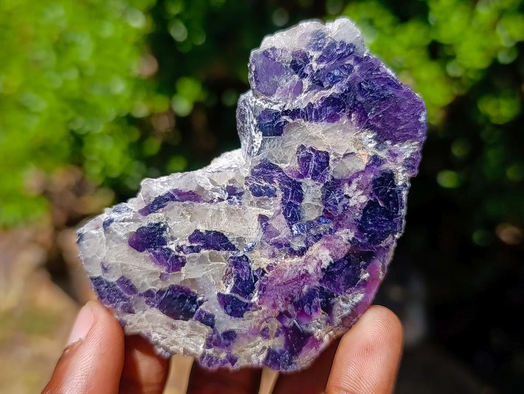 Polished One Side Silver Leaf Lepidolite Domed Nodules x 24 From Zimbabwe - Toprock Gemstones and Minerals 
