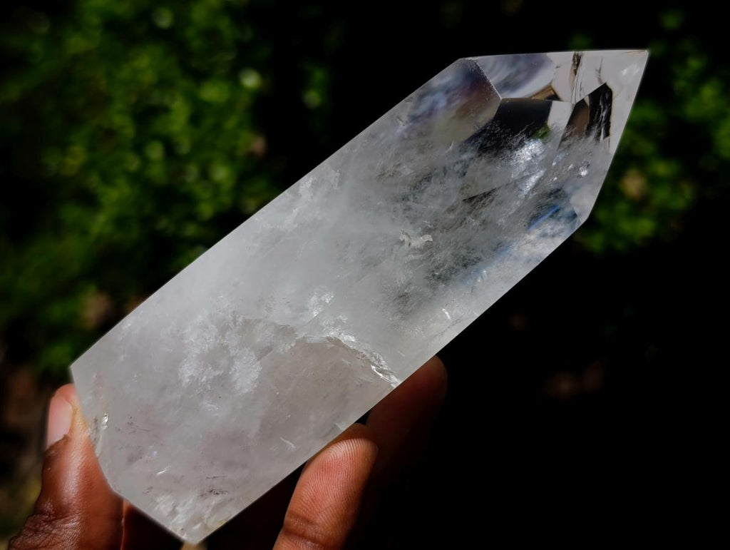 Polished Long Clear Quartz Crystals x 6 From Madagascar - Toprock Gemstones and Minerals 