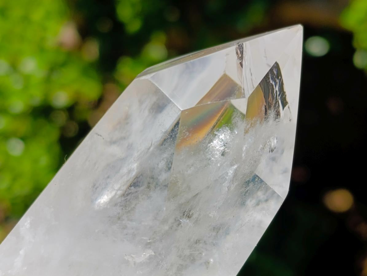 Polished Long Clear Quartz Crystals x 6 From Madagascar - Toprock Gemstones and Minerals 