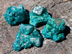 Natural Dioptase Specimens on Dolomite Matrix x 70 From Tantara Mine, Congo - Toprock Gemstones and Minerals 