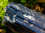 Natural Schorl Black Tourmaline x 2 From Erongo, Namibia - Toprock Gemstones and Minerals 