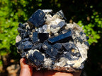 Natural Schorl Black Tourmaline x 2 From Erongo, Namibia - Toprock Gemstones and Minerals 