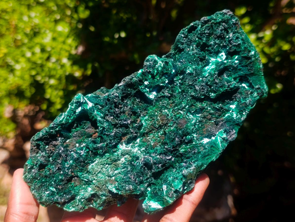 Natural Silky Malachite Specimens x 3 From Kasompe, Congo - Toprock Gemstones and Minerals 