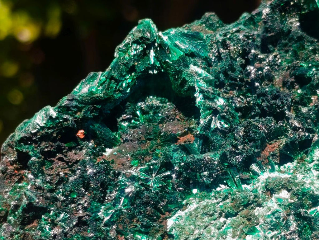 Natural Silky Malachite Specimens x 3 From Kasompe, Congo - Toprock Gemstones and Minerals 