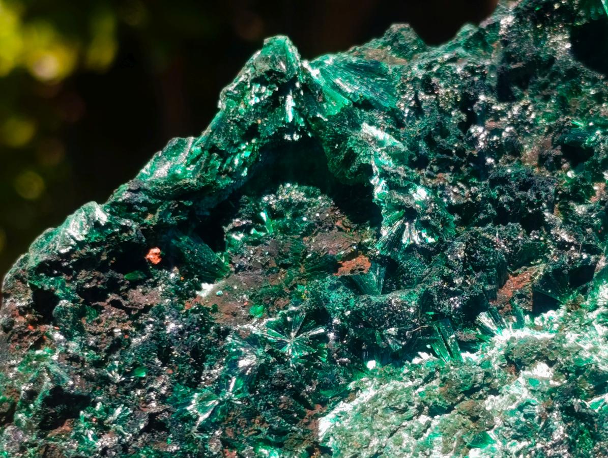 Natural Silky Malachite Specimens x 3 From Kasompe, Congo - Toprock Gemstones and Minerals 