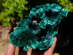 Natural Silky Malachite Specimens x 3 From Kasompe, Congo - Toprock Gemstones and Minerals 