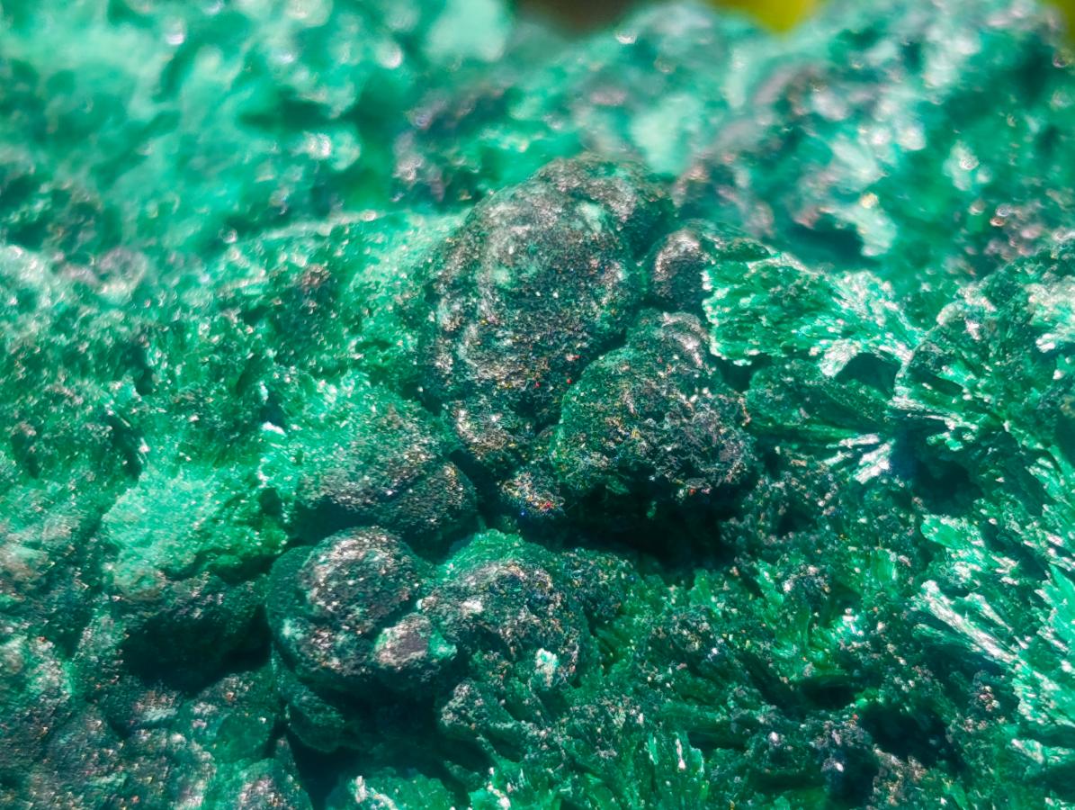 Natural Silky Malachite Specimens x 3 From Kasompe, Congo - Toprock Gemstones and Minerals 