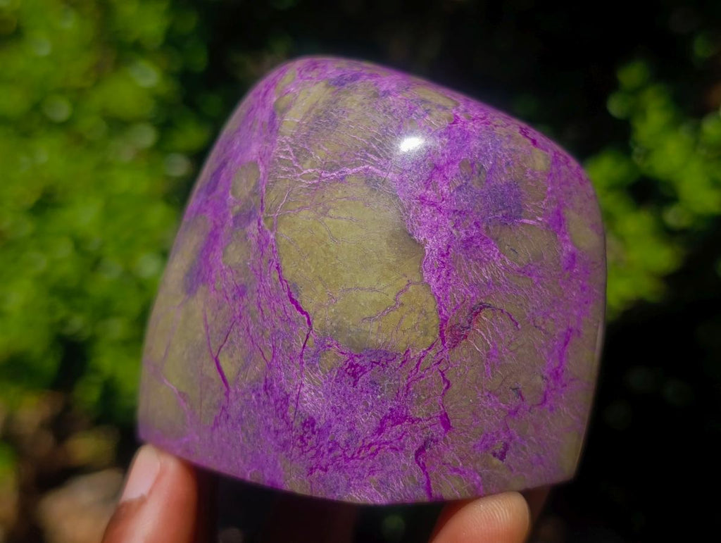 Polished Stichtite Standing Display Pieces x 3 From Barberton, South Africa - Toprock Gemstones and Minerals 