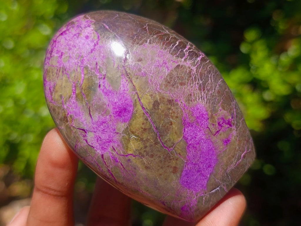 Polished Stichtite Standing Display Pieces x 3 From Barberton, South Africa - Toprock Gemstones and Minerals 