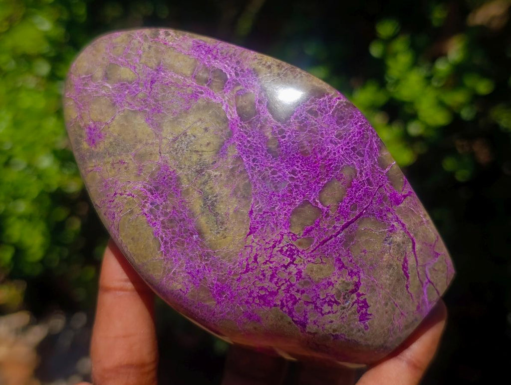 Polished Stichtite Standing Display Pieces x 3 From Barberton, South Africa - Toprock Gemstones and Minerals 
