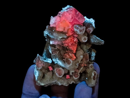 Natural Rhomboherdral and Spearhead Calcite Cluster Specimens x 12 From Albert's Mountain, Lesotho - Toprock Gemstones and Minerals 