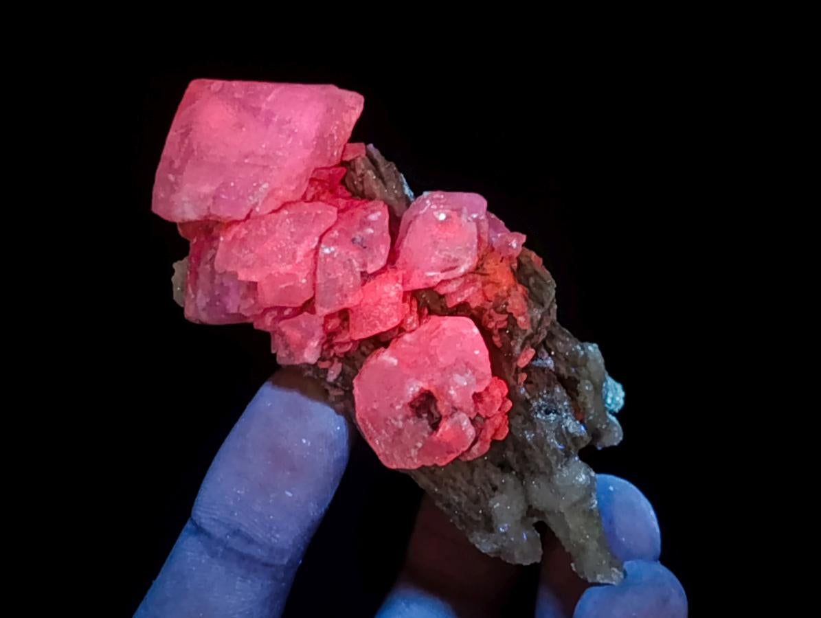 Natural Rhomboherdral and Spearhead Calcite Cluster Specimens x 12 From Albert's Mountain, Lesotho - Toprock Gemstones and Minerals 