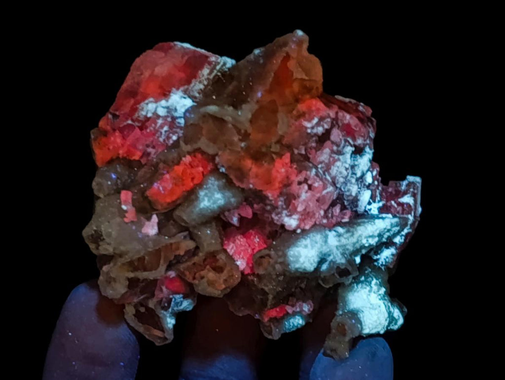 Natural Rhomboherdral and Spearhead Calcite Cluster Specimens x 12 From Albert's Mountain, Lesotho - Toprock Gemstones and Minerals 