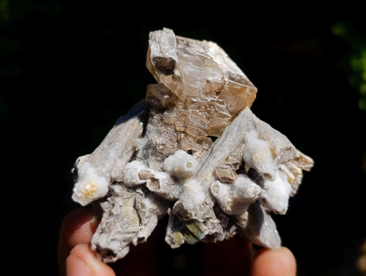 Natural Rhomboherdral and Spearhead Calcite Cluster Specimens x 12 From Albert's Mountain, Lesotho - Toprock Gemstones and Minerals 