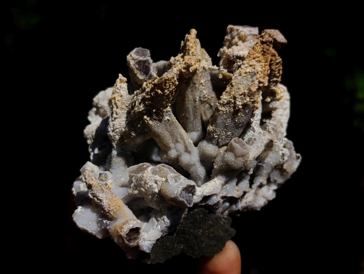 Natural Rhomboherdral and Spearhead Calcite Cluster Specimens x 12 From Albert's Mountain, Lesotho - Toprock Gemstones and Minerals 