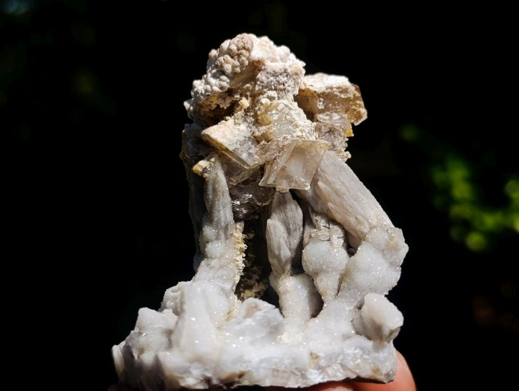 Natural Rhomboherdral and Spearhead Calcite Cluster Specimens x 12 From Albert's Mountain, Lesotho - Toprock Gemstones and Minerals 