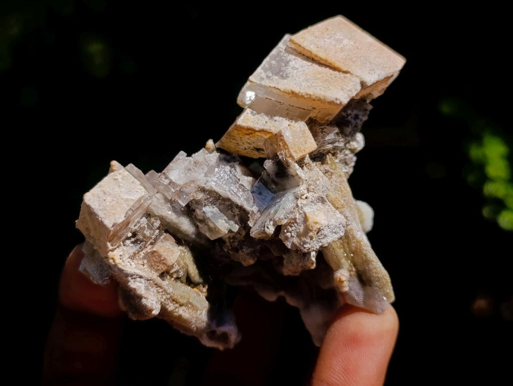 Natural Rhomboherdral and Spearhead Calcite Cluster Specimens x 12 From Albert's Mountain, Lesotho - Toprock Gemstones and Minerals 