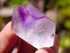 Polished Window Amethyst Crystals x 20 From Akansobe, Madagascar - Toprock Gemstones and Minerals 