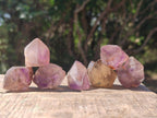 Natural Smokey Skeletal Window Amethyst Crystals x 35 From Madagascar - Toprock Gemstones and Minerals 
