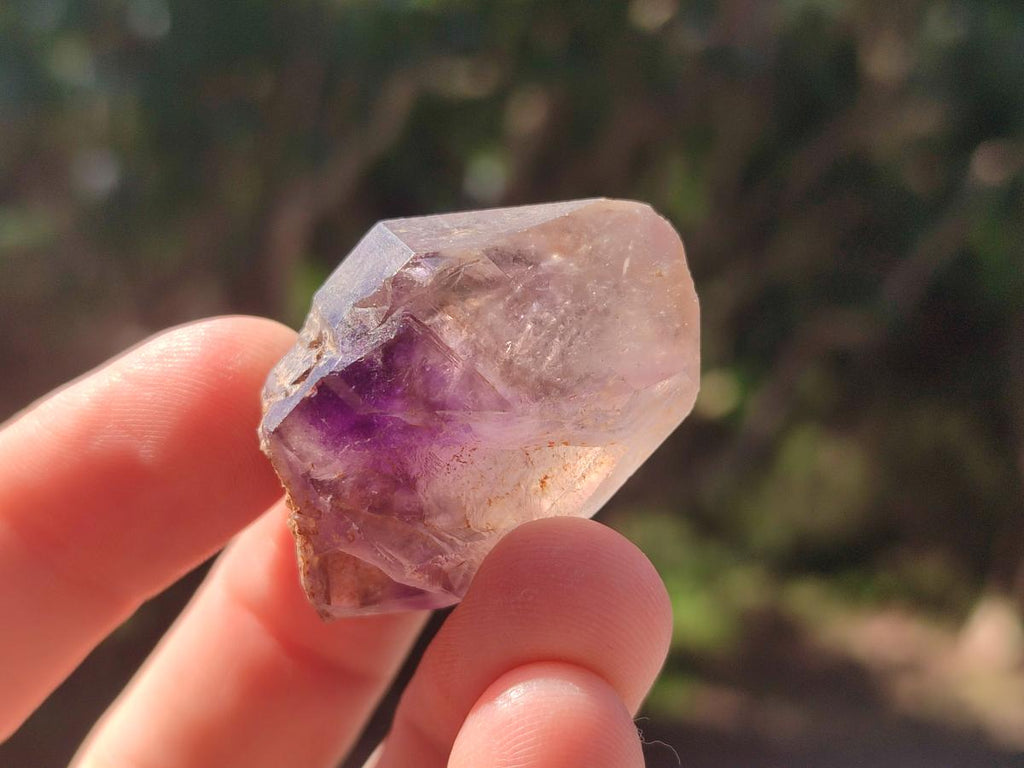 Natural Smokey Skeletal Window Amethyst Crystals x 35 From Madagascar - Toprock Gemstones and Minerals 