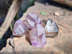 Natural Smokey Skeletal Window Amethyst Crystals x 35 From Madagascar - Toprock Gemstones and Minerals 