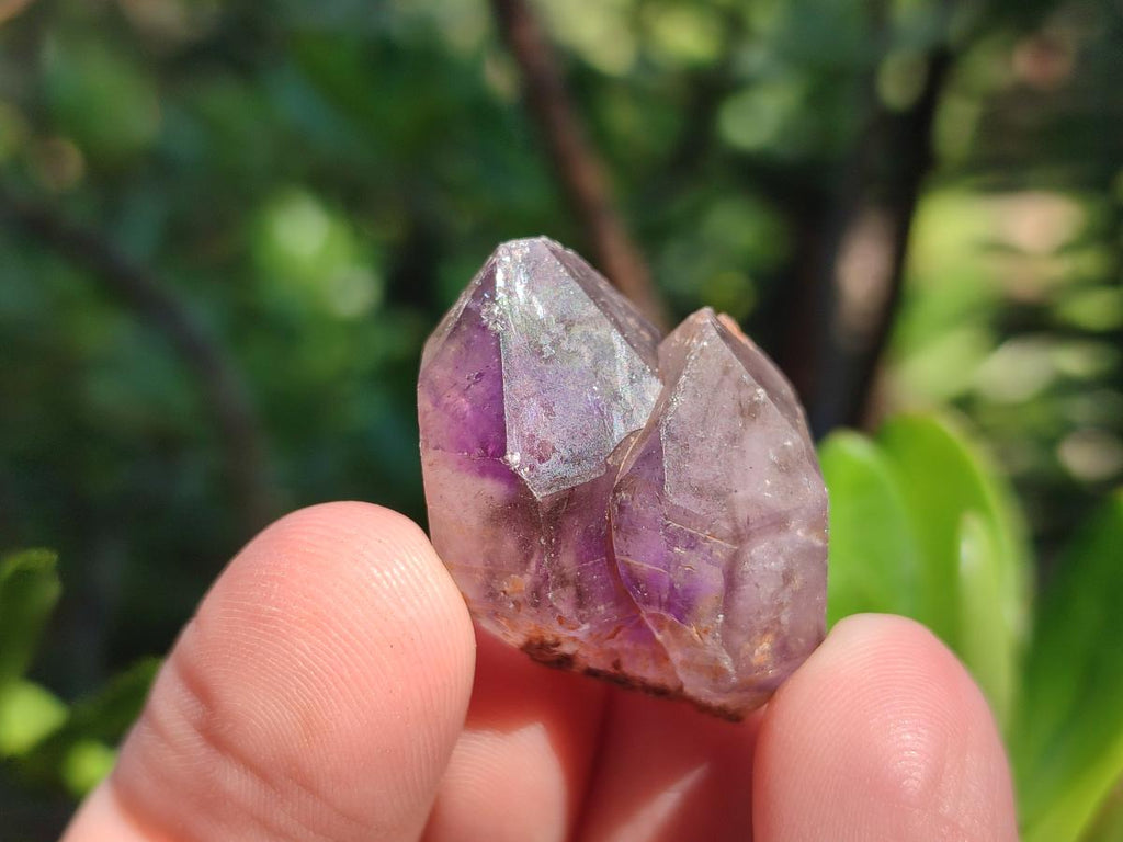 Natural Smokey Skeletal Window Amethyst Crystals x 35 From Madagascar - Toprock Gemstones and Minerals 