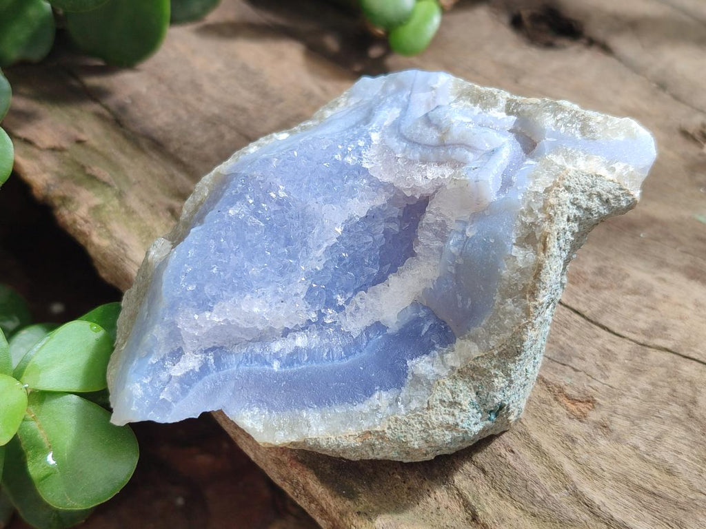 Natural Blue Lace Agate Geode Specimens x 24 From Nsanje, Malawi - Toprock Gemstones and Minerals 