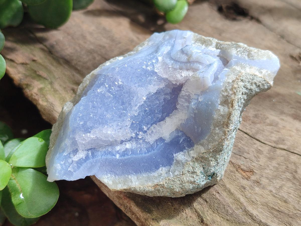 Natural Blue Lace Agate Geode Specimens x 24 From Nsanje, Malawi - Toprock Gemstones and Minerals 