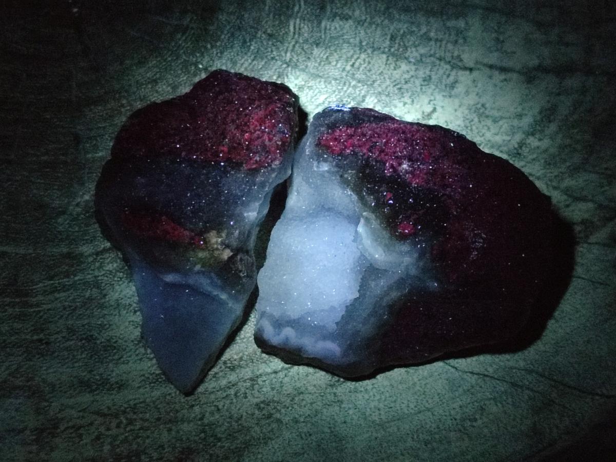 Natural Blue Lace Agate Geode Specimens x 24 From Nsanje, Malawi - Toprock Gemstones and Minerals 