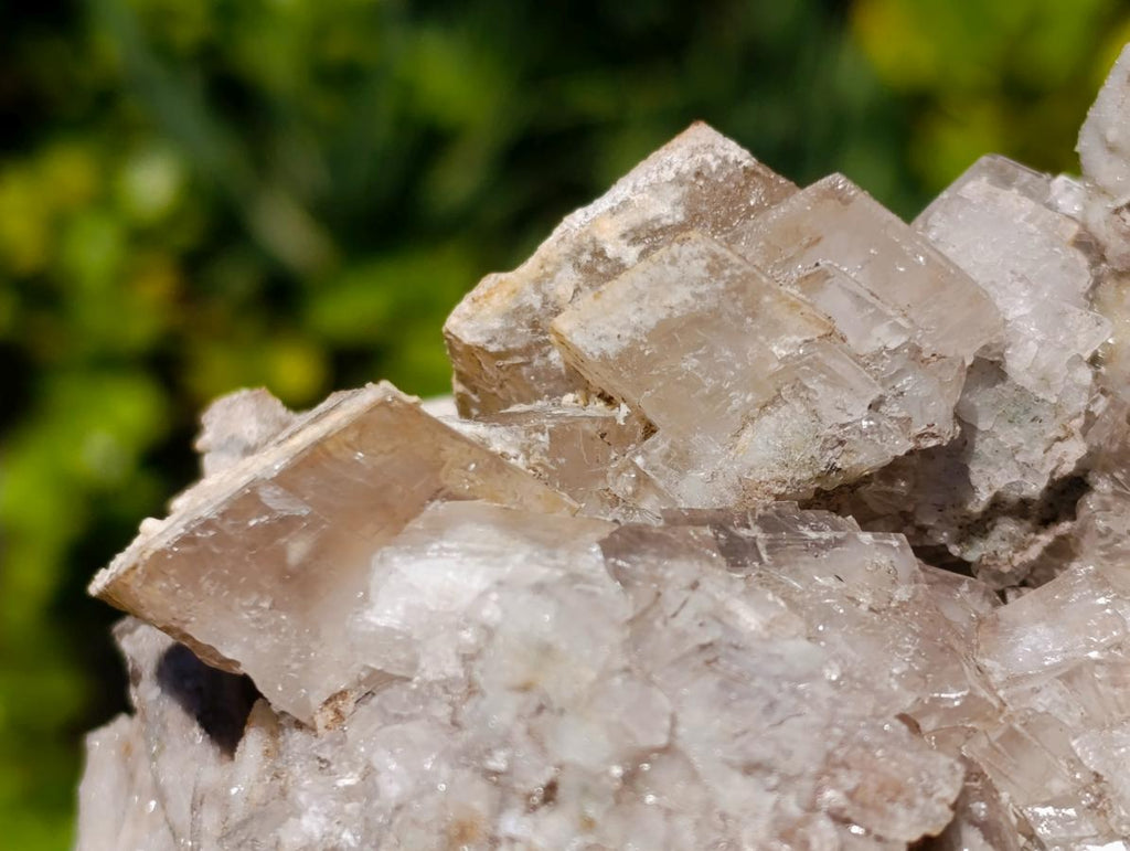 Natural Stacked Rhombohedral Calcite Specimens x 2 From Albert's Mountain, Lesotho - Toprock Gemstones and Minerals 