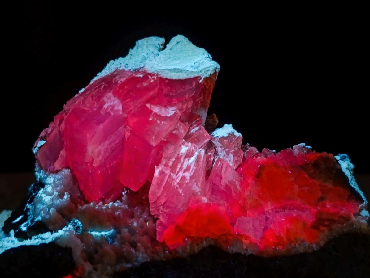 Natural Stacked Rhombohedral Calcite Specimens x 2 From Albert's Mountain, Lesotho - Toprock Gemstones and Minerals 