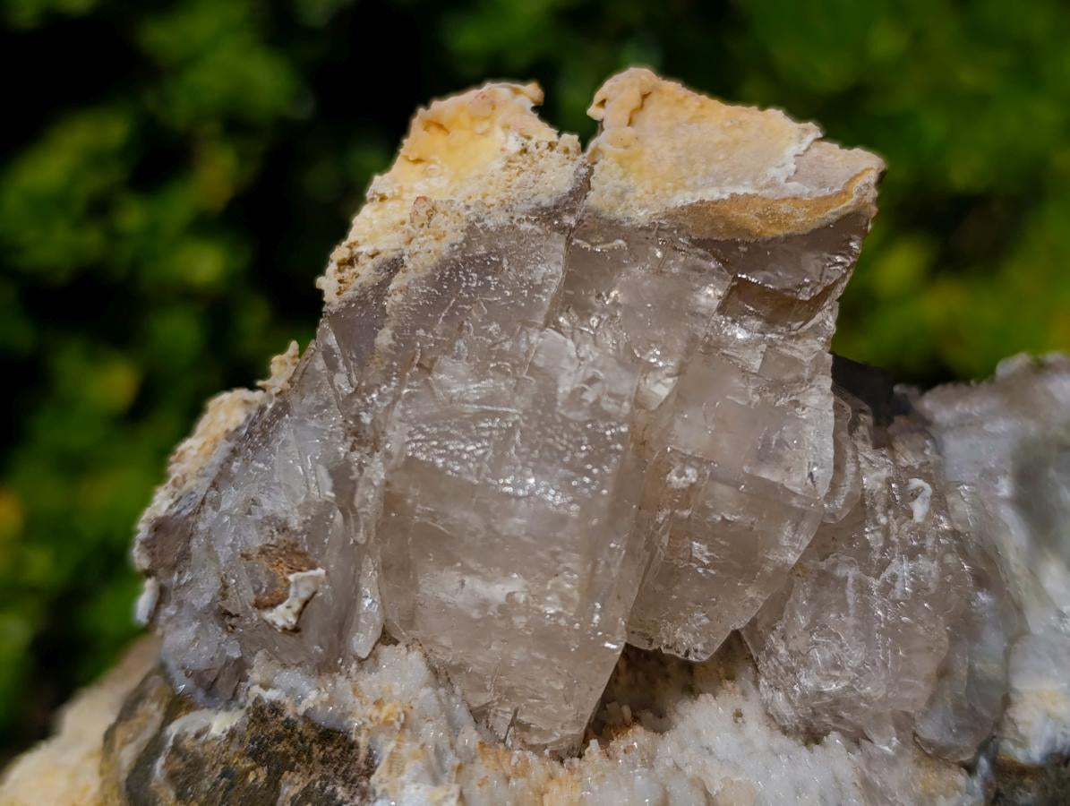Natural Stacked Rhombohedral Calcite Specimens x 2 From Albert's Mountain, Lesotho - Toprock Gemstones and Minerals 