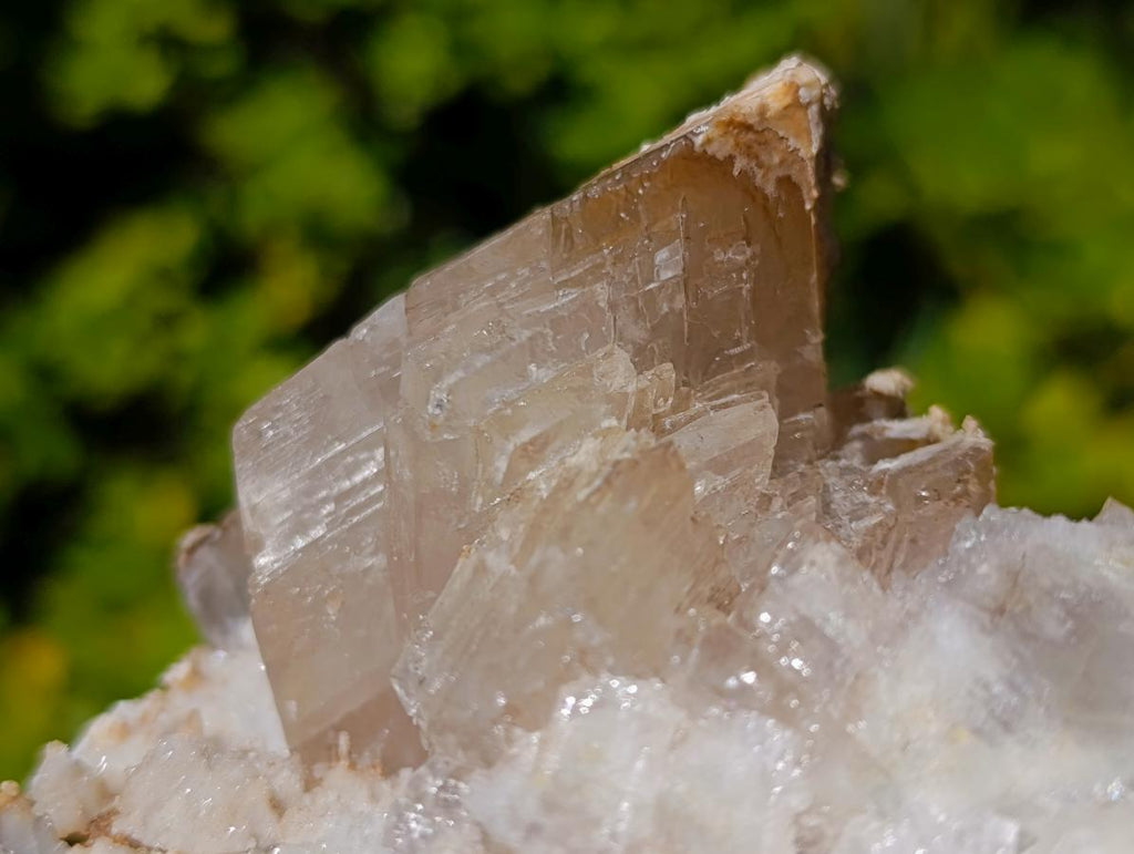 Natural Stacked Rhombohedral Calcite Specimens x 2 From Albert's Mountain, Lesotho - Toprock Gemstones and Minerals 