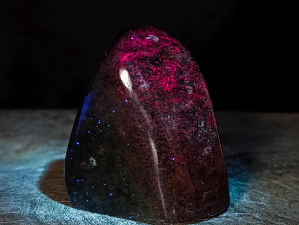 Polished Ruby Corundum In Chrome Verdite Standing Display Pieces x 6 From Mutoko, Zimbabwe - Toprock Gemstones and Minerals 
