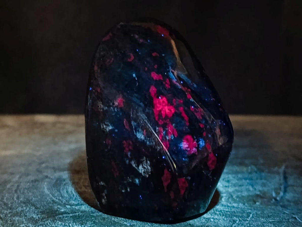 Polished Ruby Corundum In Chrome Verdite Standing Display Pieces x 6 From Mutoko, Zimbabwe - Toprock Gemstones and Minerals 
